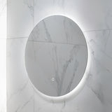 Circa Round 600mm Backlit LED Frameless Mirror with Polished Edge and Demister