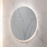 Circa Round 600mm Backlit LED Frameless Mirror with Polished Edge and Demister