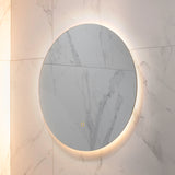 Circa Round 600mm Backlit LED Frameless Mirror with Polished Edge and Demister