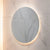 Circa Round 600mm Backlit LED Frameless Mirror with Polished Edge and Demister