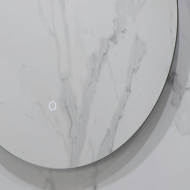 Circa Round 600mm Backlit LED Frameless Mirror with Polished Edge and Demister