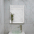 Retti Rectangular 600mm x 750mm Backlit LED Frameless Mirror with Polished Edge, Rounded Corners and Demister