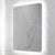 Retti Rectangular 600mm x 750mm Backlit LED Frameless Mirror with Polished Edge, Rounded Corners and Demister
