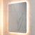 Retti Rectangular 600mm x 750mm Backlit LED Frameless Mirror with Polished Edge, Rounded Corners and Demister