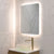 Retti Rectangular 600mm x 750mm Backlit LED Frameless Mirror with Polished Edge, Rounded Corners and Demister
