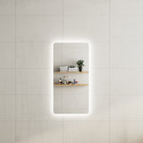 Retti Rectangular Backlit LED Mirror with Polished Edge and Demister | 10 sizes available, from 450mm to 1800mm |