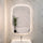 Riri Oblong 600mm x 900mm Backlit LED Frameless Mirror with Polished Edge and Demister