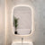 Riri Oblong 600mm x 900mm Backlit LED Frameless Mirror with Polished Edge and Demister