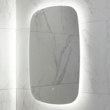 Riri Oblong 600mm x 900mm Backlit LED Frameless Mirror with Polished Edge and Demister