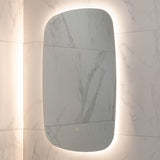 Riri Oblong 600mm x 900mm Backlit LED Frameless Mirror with Polished Edge and Demister