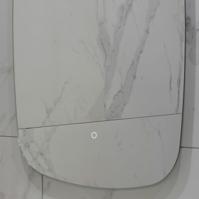 Riri Oblong 600mm x 900mm Backlit LED Frameless Mirror with Polished Edge and Demister
