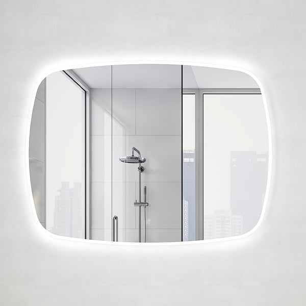 Riri Oblong LED Mirror with Frosted Glass Border and Demister | 9 sizes available, from 400mm to 1500mm |