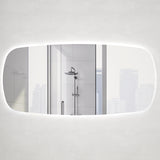 Riri Oblong Backlit LED Mirror with Polished Edge and Demister | 8 sizes available, from 400mm to 1800mm |