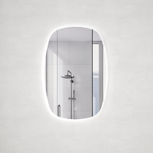 Riri Oblong 600mm x 900mm Backlit LED Frameless Mirror with Polished Edge and Demister *Clearance Stock*