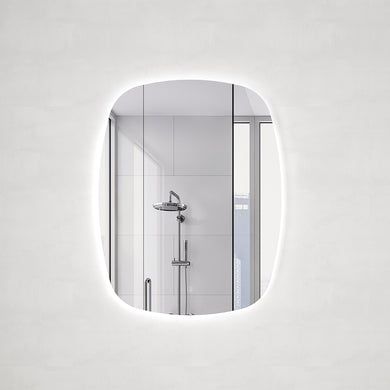 Riri Oblong 700mm x 900mm Backlit LED Frameless Mirror with Polished Edge and Demister
