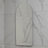 Arco Arch 400mm x 800mm Backlit LED Frameless Mirror with Polished Edge and Demister