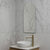 Arco Arch 400mm x 800mm Backlit LED Frameless Mirror with Polished Edge and Demister