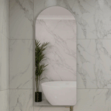 Arco Arch 500mm x 1200mm Backlit LED Frameless Mirror with Polished Edge and Demister