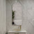 Arco Arch 500mm x 1200mm Backlit LED Frameless Mirror with Polished Edge and Demister