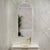 Arco Arch 500mm x 1200mm Backlit LED Frameless Mirror with Polished Edge and Demister