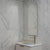 Arco Arch 500mm x 1200mm Backlit LED Frameless Mirror with Polished Edge and Demister