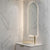 Arco Arch 500mm x 1200mm Backlit LED Frameless Mirror with Polished Edge and Demister