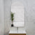 Arco Arch 550mm x 1000mm Backlit LED Frameless Mirror with Polished Edge and Demister