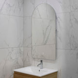 Arco Arch 550mm x 1000mm Backlit LED Frameless Mirror with Polished Edge and Demister