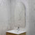 Arco Arch 550mm x 1000mm Backlit LED Frameless Mirror with Polished Edge and Demister