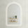 Arco Arch 750mm x 1200mm Backlit LED Mirror with Polished Edge and Demister