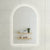 Arco Arch 750mm x 1200mm Backlit LED Mirror with Polished Edge and Demister