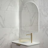 Arco Arch 850mm x 1000mm Backlit LED Frameless Mirror with Polished Edge and Demister