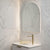 Arco Arch 850mm x 1000mm Backlit LED Frameless Mirror with Polished Edge and Demister