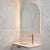 Arco Arch 850mm x 1000mm Backlit LED Frameless Mirror with Polished Edge and Demister