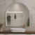 Arco Arch 1000mm x 1000mm Backlit LED Frameless Mirror with Polished Edge and Demister