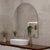 Arco Arch 1000mm x 1000mm Backlit LED Frameless Mirror with Polished Edge and Demister