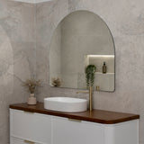 Arco Arch 1150mm x 1000mm Backlit LED Frameless Mirror with Polished Edge and Demister