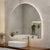 Arco Arch 1300mm x 1000mm Backlit LED Frameless Mirror with Polished Edge and Demister