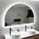 Arco Arch 1500mm x 1000mm Backlit LED Mirror with Polished Edge and Demister