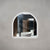Arco Arch 800mm x 800mm Backlit LED Mirror with Polished Edge and Demister