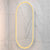 Pill Oval 500mm x 1000mm Frontlit LED Framed Mirror with Demister, Matte White Frame