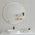 Circa Round 1000mm Frontlit LED Mirror with Brushed Brass (Gold) Frame and Demister