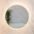 Circa Round 600mm Frontlit and Backlit LED Frameless Mirror with Frosted Glass Border and Demister