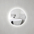 Circa Round 1100mm LED Mirror with Frosted Glass Border and Demister