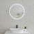 Circa Round 600mm Frontlit and Backlit LED Frameless Mirror with Frosted Glass Border and Demister *Clearance Stock*