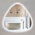 Pearla Drop 1000mm LED Mirror with Frosted Glass Border and Demister