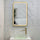 Retti Rectangular 450mm x 750mm Frontlit LED Framed Mirror with Demister, Brushed Brass (Gold) Frame
