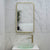 Retti Rectangular 450mm x 750mm Frontlit LED Framed Mirror with Demister, Brushed Brass (Gold) Frame