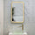 Retti Rectangular 450mm x 750mm Frontlit LED Framed Mirror with Demister, Brushed Brass (Gold) Frame