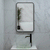 Retti Rectangular 450mm x 750mm Frontlit LED Framed Mirror with Demister, Matte Black Frame